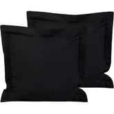 NTBAY 2 Pack 100% Microfiber Square Pillow Shams - NTBAY