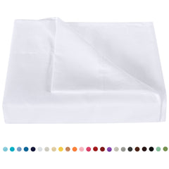 Ultra-Soft Microfiber Flat Sheet - Breathable & Cozy
