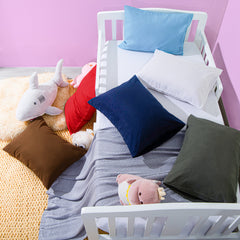 2 Pack Microfiber Envelope Toddler Pillowcases, 14x20 inches|NTBAY?? - NTBAY