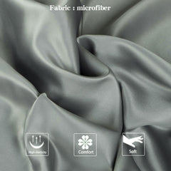 Zippered Satin Body Pillowcase - Silky & Cooling