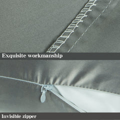 Zippered Satin Body Pillowcase - Silky & Cooling