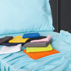 3 Pieces Solid Color Microfiber Toddler Sheet Set|NTBAY?? - NTBAY
