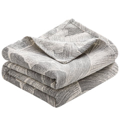 3-Layer Cotton Muslin Blanket - Soft, Breathable, and Lightweight Quilt