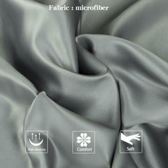 2 Pack Satin Toddler Pillowcases with Zipper Closure texture view by Fasiano
