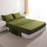 3/4-Pieces Bamboo Bed Sheets Set, Ultra Breathable & Cooling Bedding Set product image by Fasiano