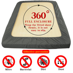 Deep Pocket Fitted Sheet - Soft Microfiber, Wrinkle-Free, Hotel Quality