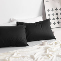 2-Pack Cotton Pillowcases - Soft, Smooth & Breathable