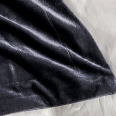 3 Pieces Luxury Velvet Flannel Duvet Cover Set size and color view by Fasiano