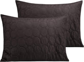 2 Pack Standard (20x26 Inches) Quilted Microfiber Pillowcases