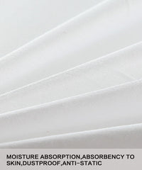 5-Piece Bedding Set – Egyptian Cotton Sateen, White Twin