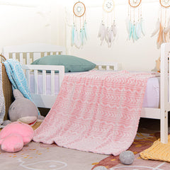 Plush Flannel Baby Blanket – Soft & Warm, 30x40 inches