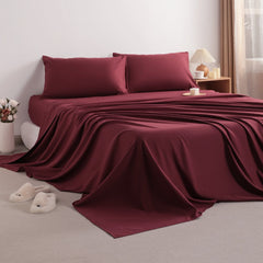 Microfiber Bed Sheet Set – Soft, Wrinkle & Stain Resistant