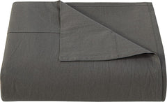Washed Cotton Queen Flat Sheet - Ultra-Soft