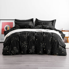 NTBAY 2/3 Pieces Constellation Pattern Microfiber Duvet Cover Set - NTBAY