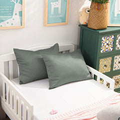 NTBAY 2 Pack Satin Toddler Pillowcases with Zipper Closure - NTBAY