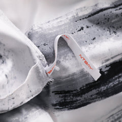 NTBAY 3 Pieces ink Pattern Microfiber Duvet Cover Set - NTBAY