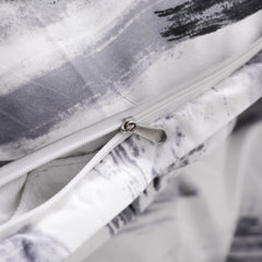 NTBAY 3 Pieces ink Pattern Microfiber Duvet Cover Set - NTBAY