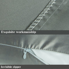 NTBAY Ultra Soft and Cozy Zippered Satin Pillow Cases - NTBAY