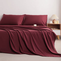 Microfiber Bed Sheet Set – Soft, Wrinkle & Stain Resistant
