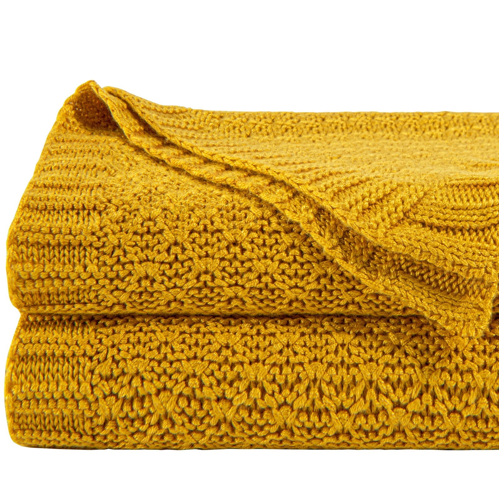 Bamboo Cable Knitted Toddler Blanket product image by Fasiano