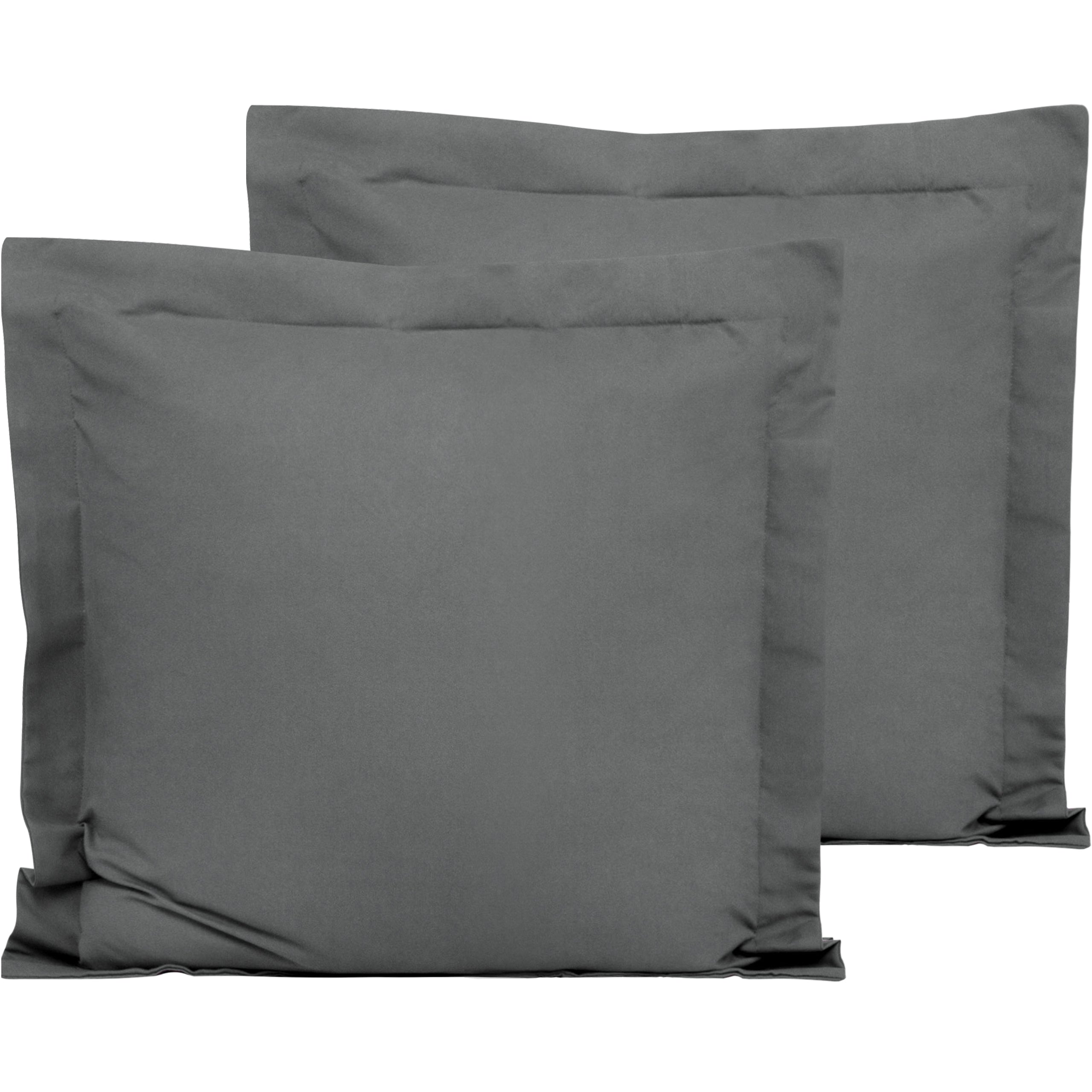 NTBAY 2 Pack 100% Microfiber Square Pillow Shams - NTBAY