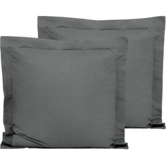 NTBAY 2 Pack 100% Microfiber Square Pillow Shams - NTBAY