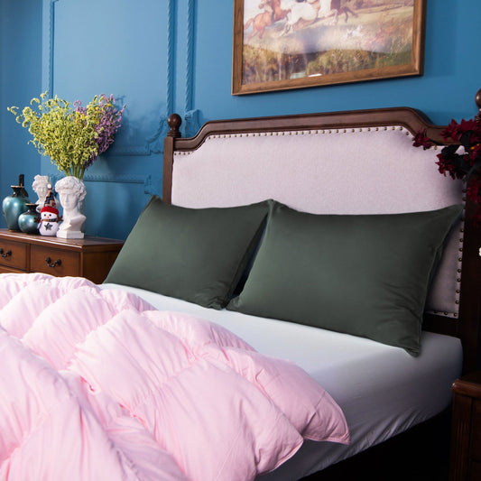 2 Pack Cotton Pillowcases with Envelope Closure detail view by Fasiano