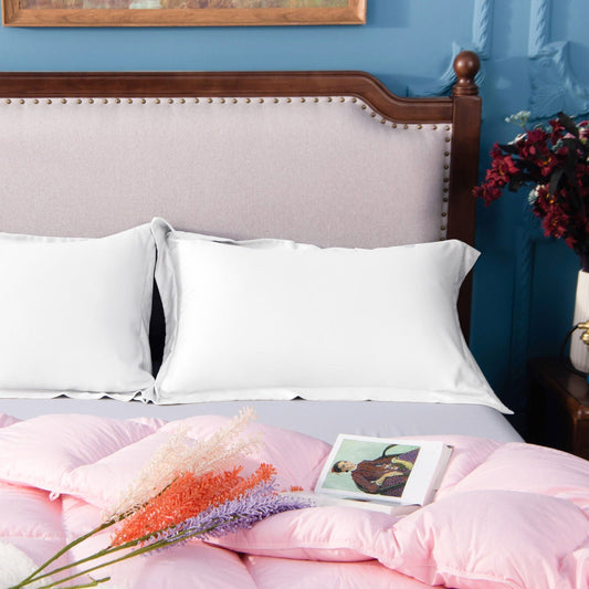 2 Pack Satin Pillow Shams with Envelope Closure detail view by Fasiano