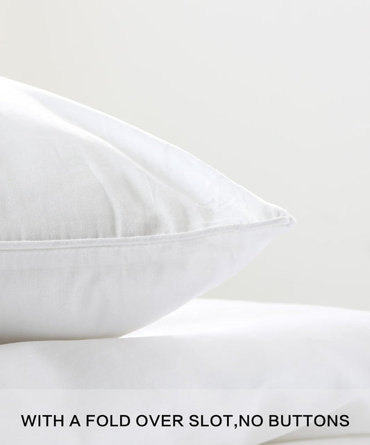 5-Piece Bedding Set – Egyptian Cotton Sateen, White Twin in a Fasiano bedroom setting