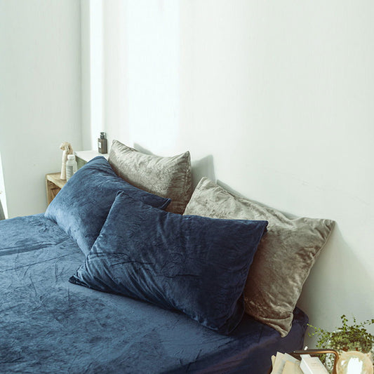 2 Pack Zippered Velvet Pillowcases by Fasiano, recommended for velvet pillowcases