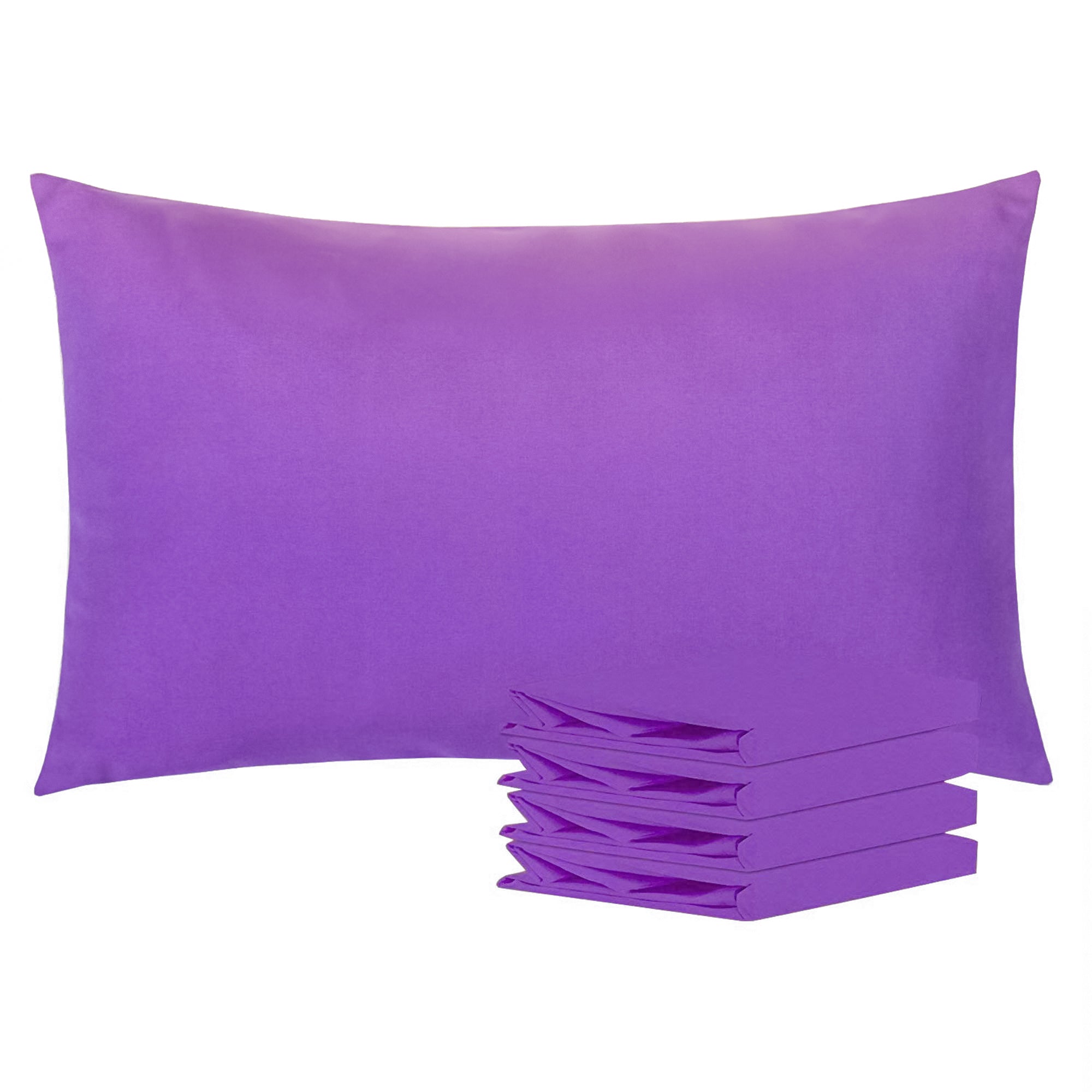 2-Pack Standard Pillowcases – Soft Brushed Microfiber, Wrinkle & Fade Resistant