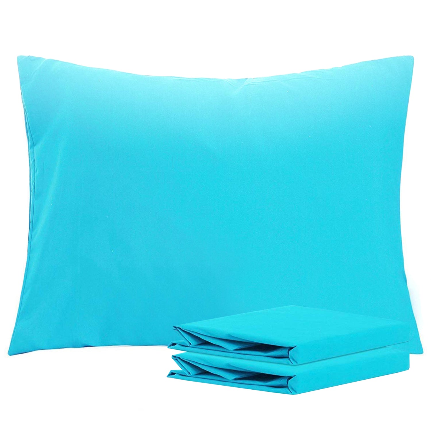 2-Pack Standard Pillowcases – Soft Brushed Microfiber, Wrinkle & Fade Resistant
