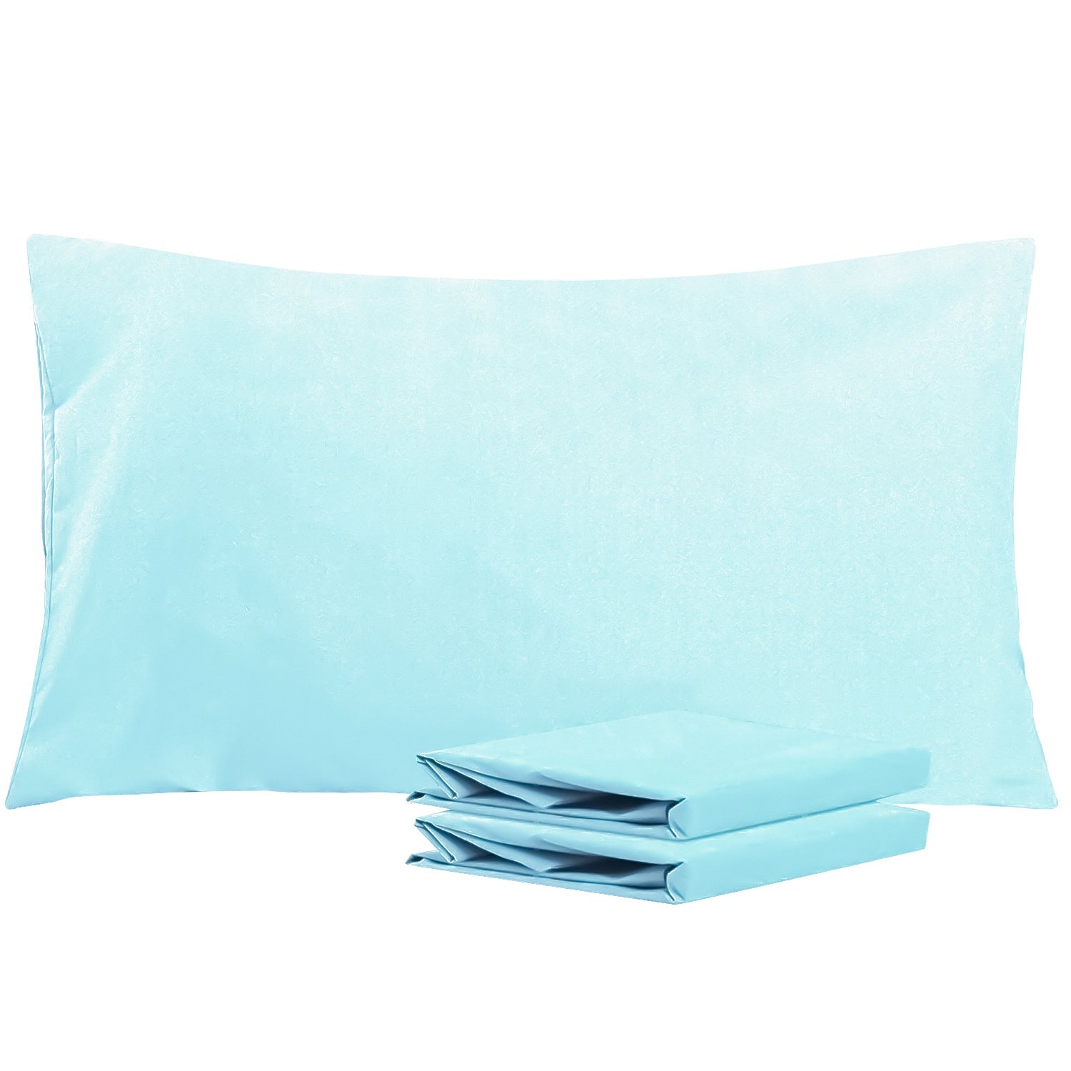 2-Pack Standard Pillowcases – Soft Brushed Microfiber, Wrinkle & Fade Resistant
