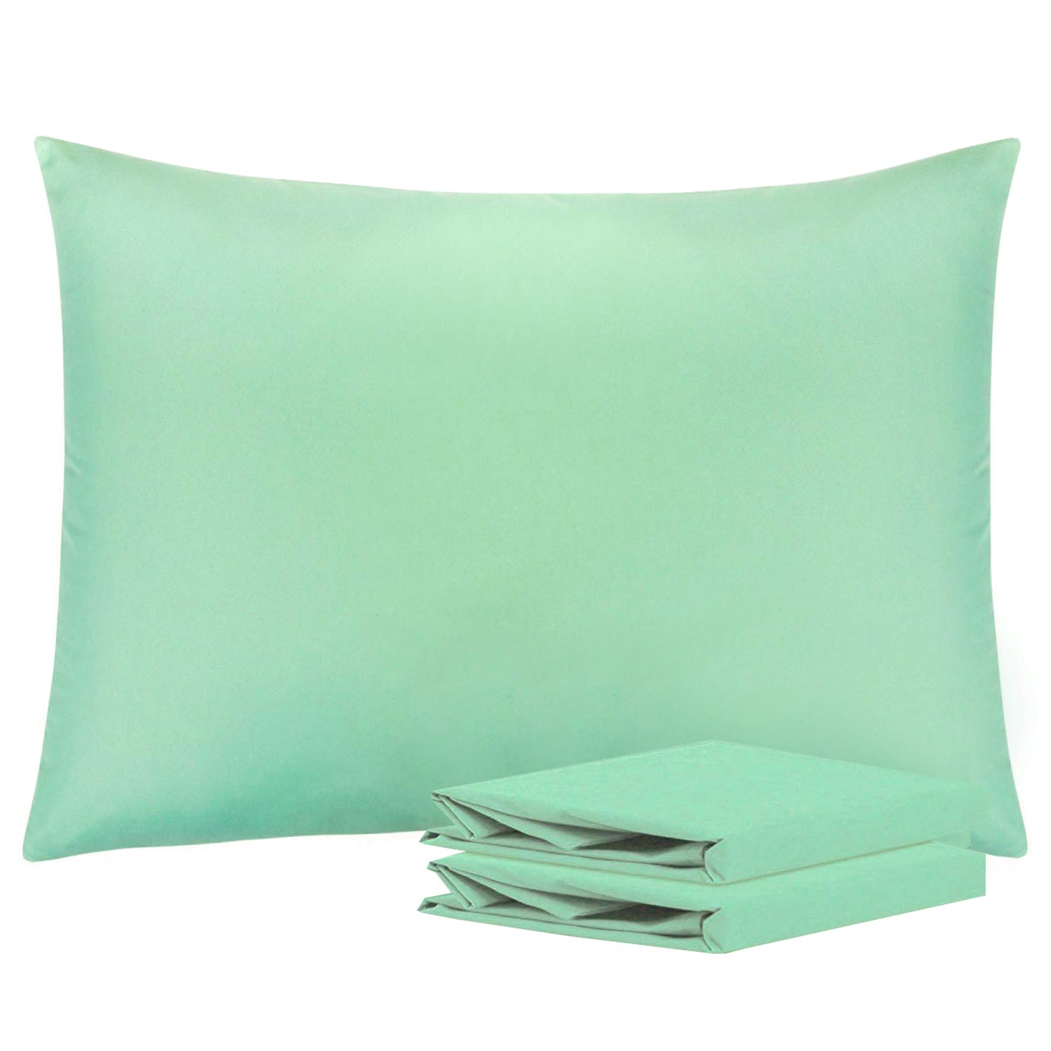 2-Pack Standard Pillowcases – Soft Brushed Microfiber, Wrinkle & Fade Resistant