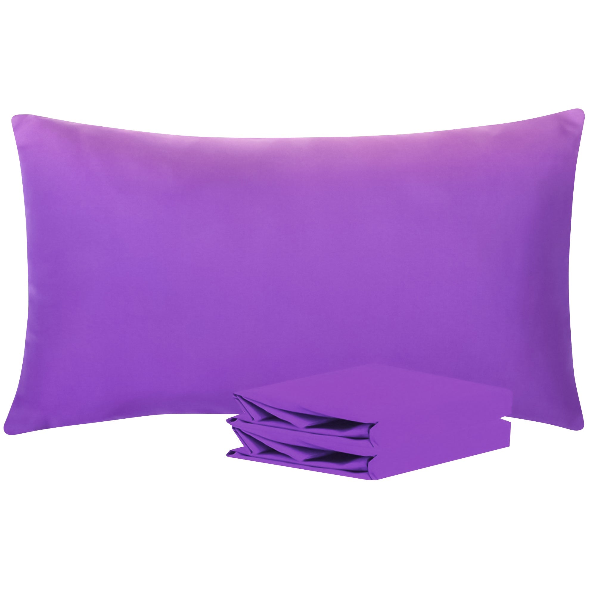 2-Pack Standard Pillowcases – Soft Brushed Microfiber, Wrinkle & Fade Resistant