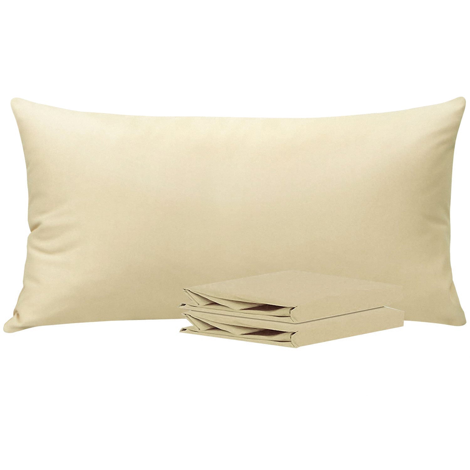 2-Pack Standard Pillowcases – Soft Brushed Microfiber, Wrinkle & Fade Resistant