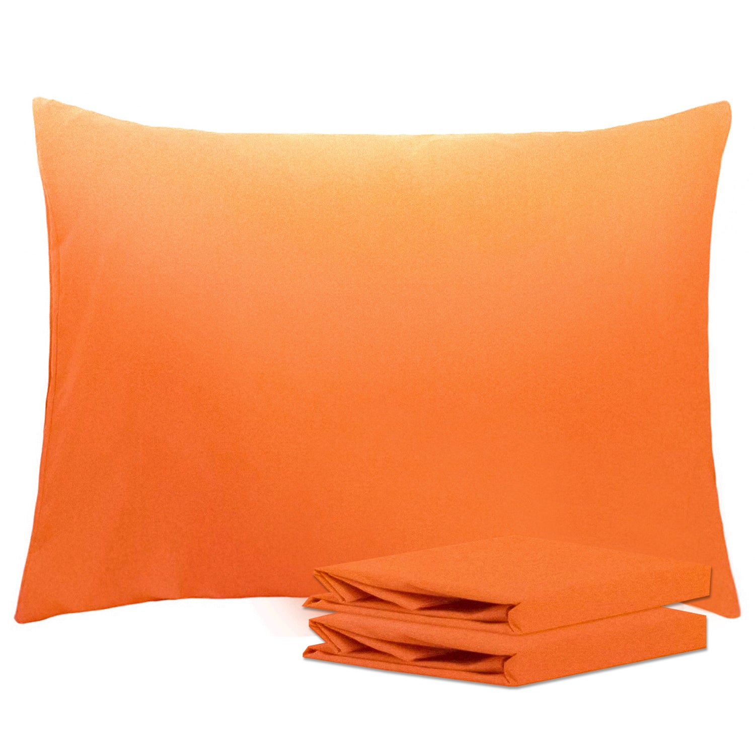 2-Pack Standard Pillowcases – Soft Brushed Microfiber, Wrinkle & Fade Resistant