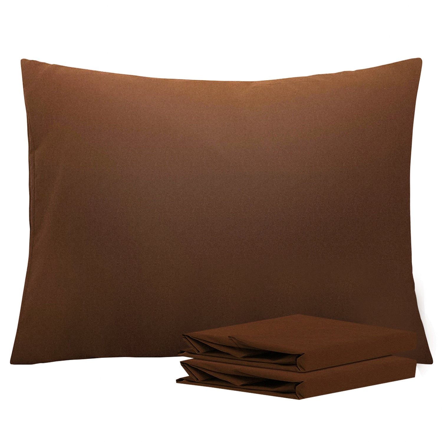 2-Pack Standard Pillowcases – Soft Brushed Microfiber, Wrinkle & Fade Resistant