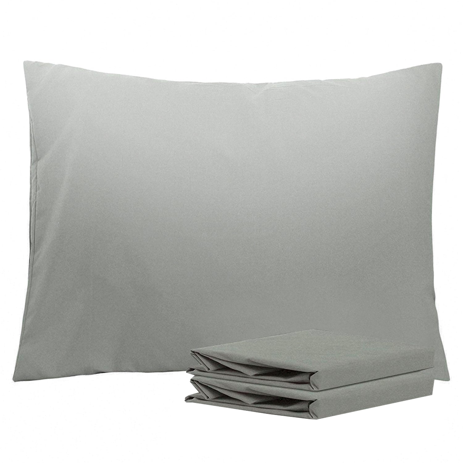 2-Pack Standard Pillowcases – Soft Brushed Microfiber, Wrinkle & Fade Resistant