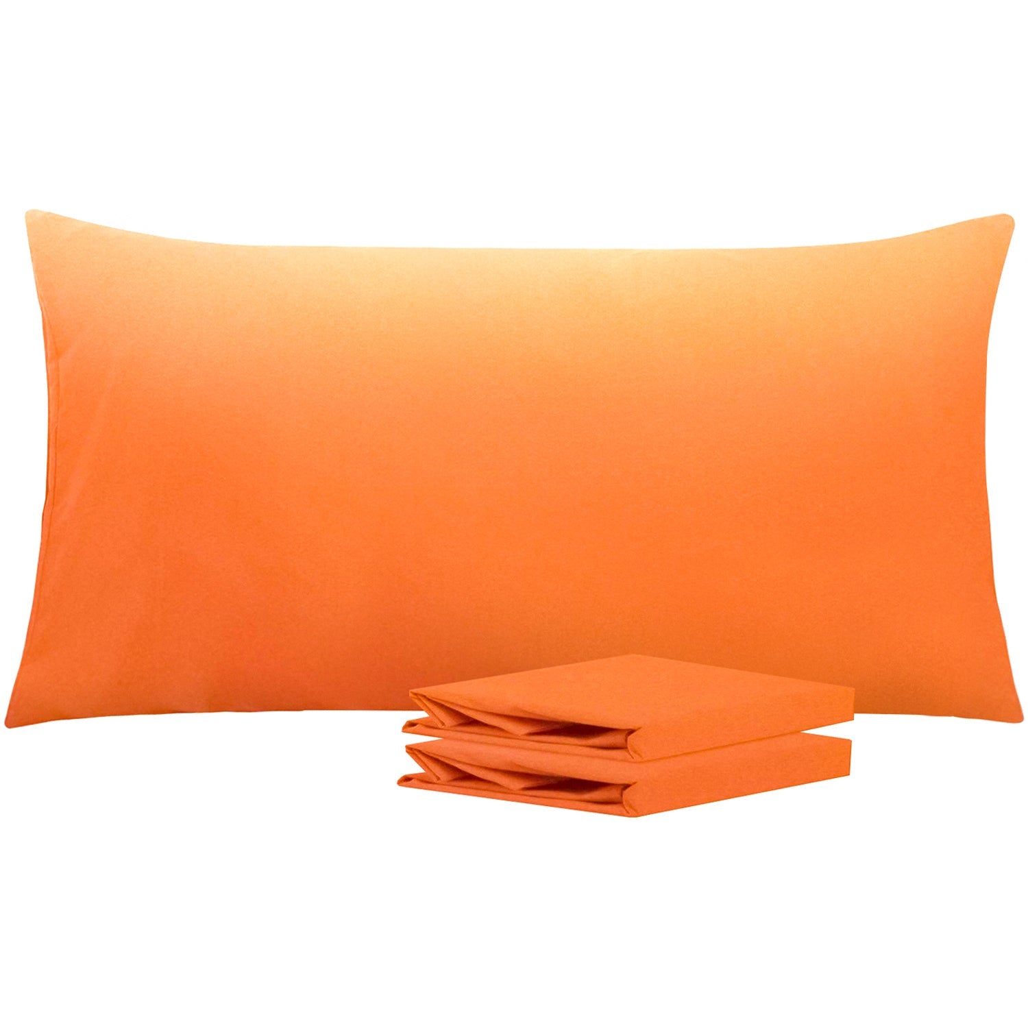 2-Pack Standard Pillowcases – Soft Brushed Microfiber, Wrinkle & Fade Resistant