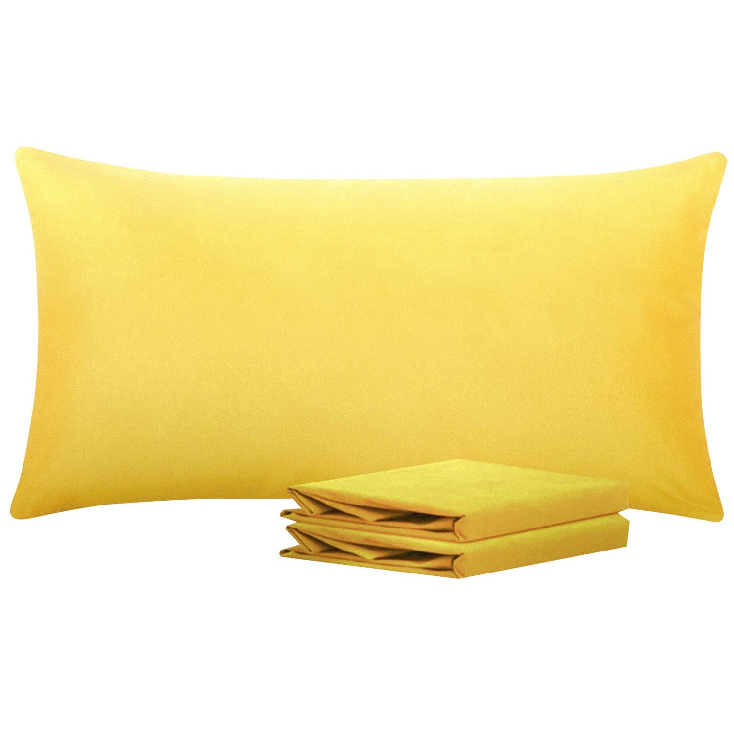 2-Pack Standard Pillowcases – Soft Brushed Microfiber, Wrinkle & Fade Resistant