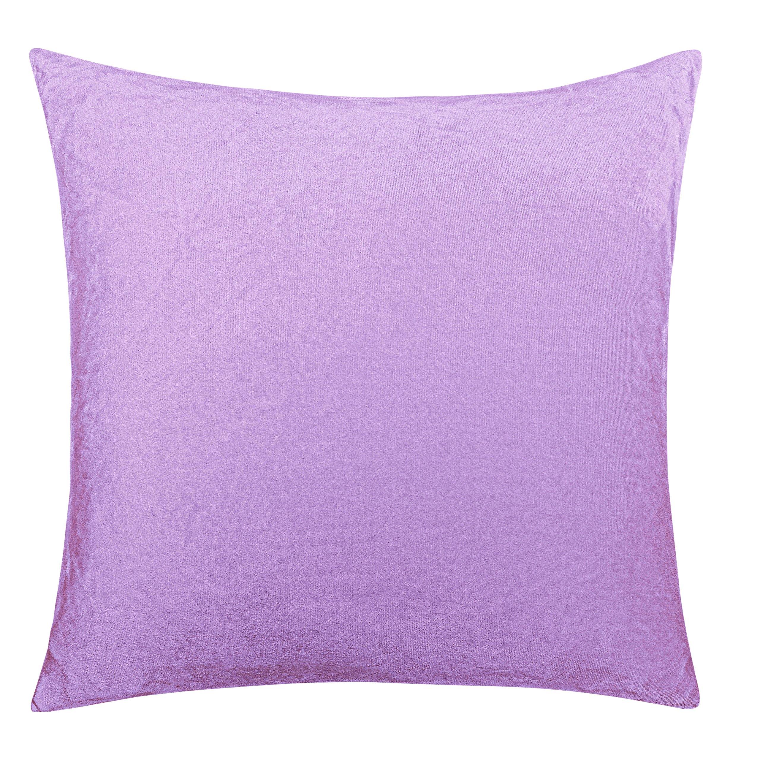 NTBAY Cozy Velvet Throw Pillow Cover,Euro Square Pillowcase - NTBAY
