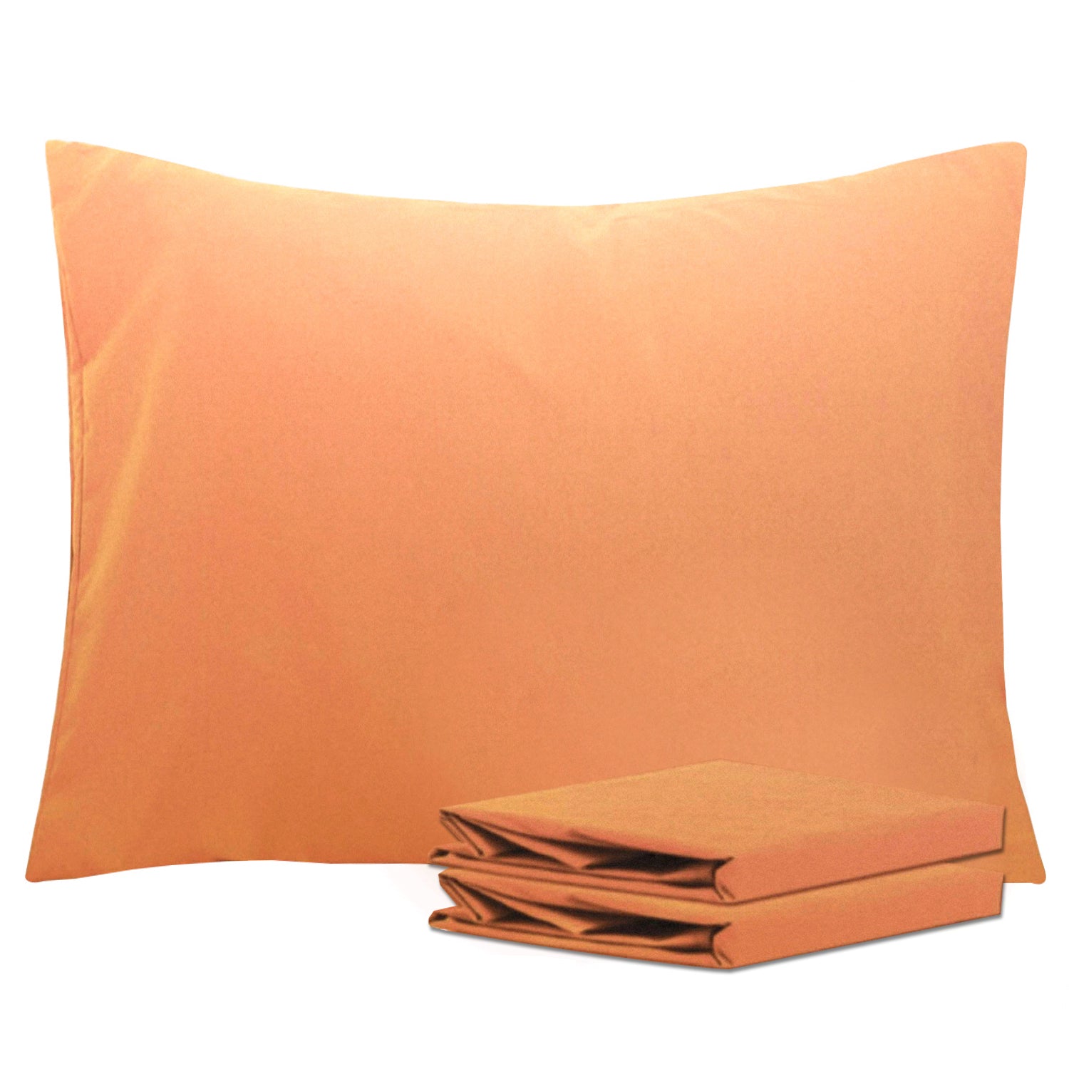 2-Pack Standard Pillowcases – Soft Brushed Microfiber, Wrinkle & Fade Resistant