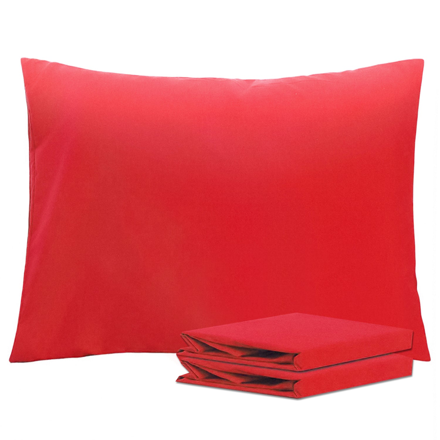 2-Pack Standard Pillowcases – Soft Brushed Microfiber, Wrinkle & Fade Resistant
