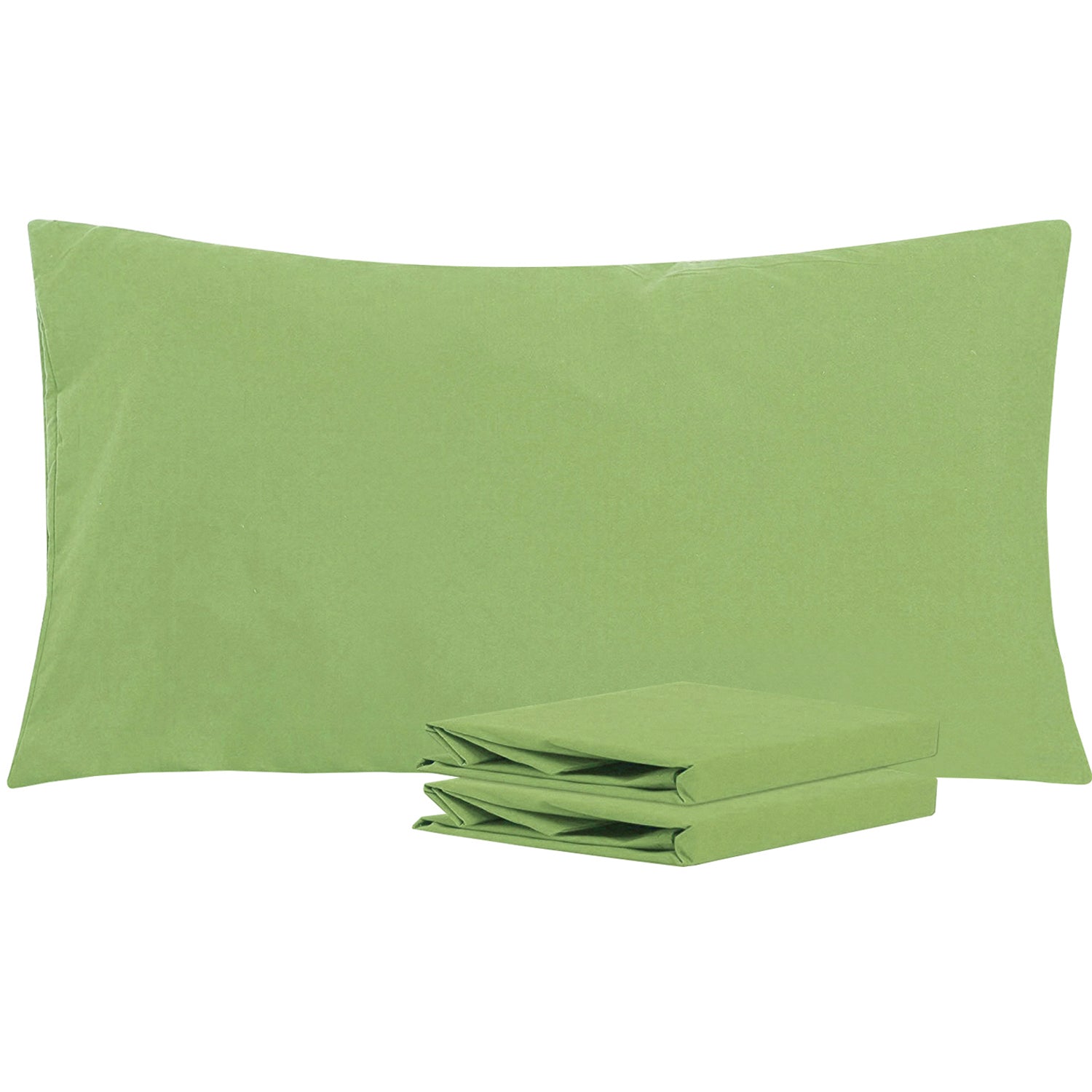 2-Pack Standard Pillowcases – Soft Brushed Microfiber, Wrinkle & Fade Resistant
