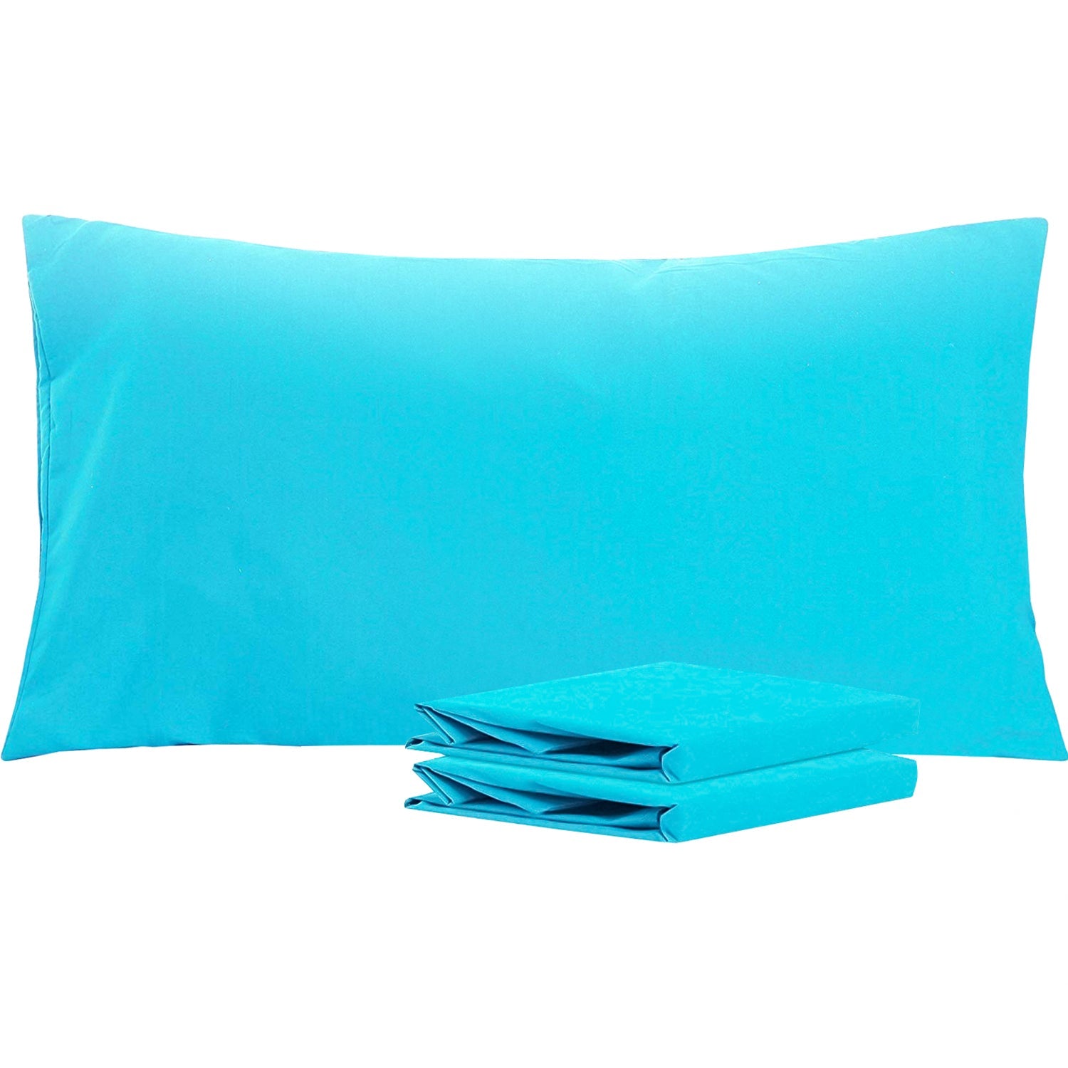 2-Pack Standard Pillowcases – Soft Brushed Microfiber, Wrinkle & Fade Resistant