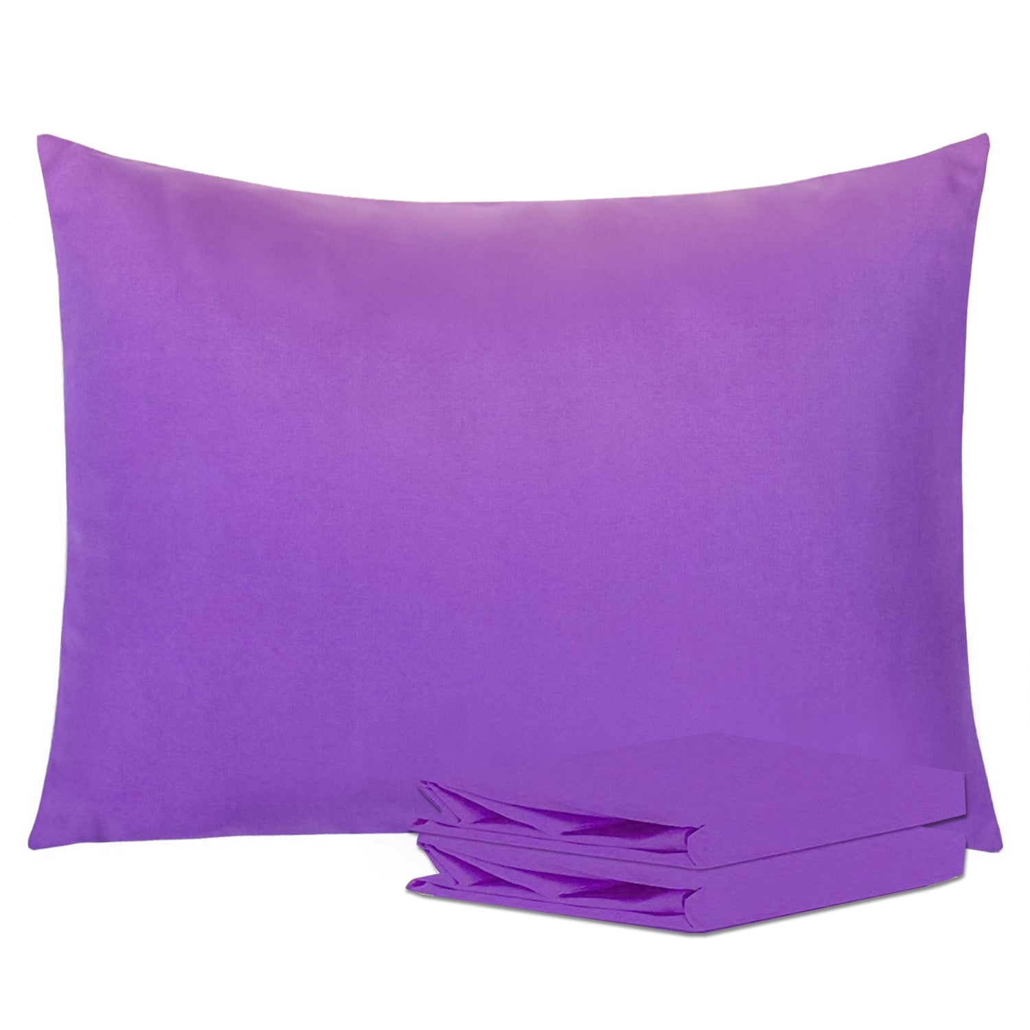 2-Pack Standard Pillowcases – Soft Brushed Microfiber, Wrinkle & Fade Resistant