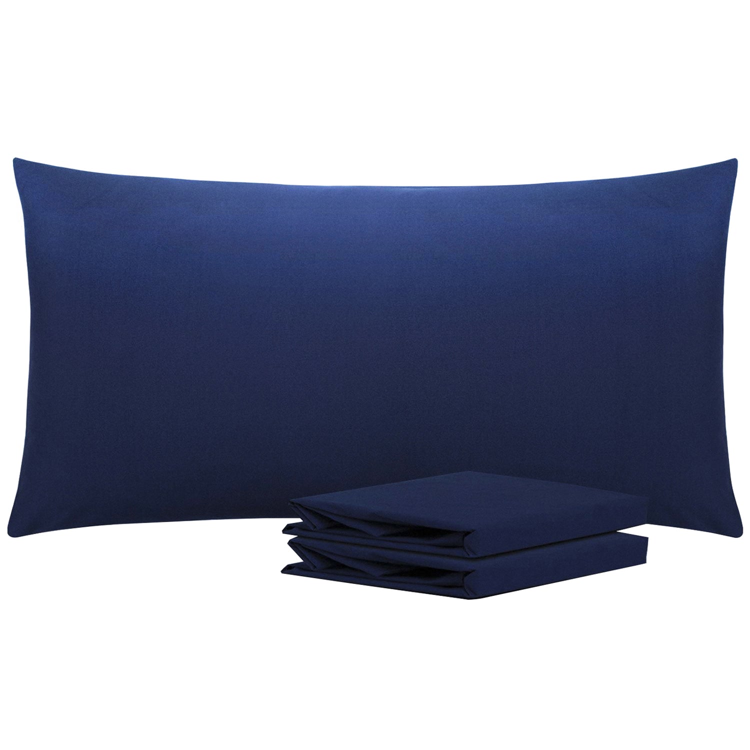 2-Pack Standard Pillowcases – Soft Brushed Microfiber, Wrinkle & Fade Resistant