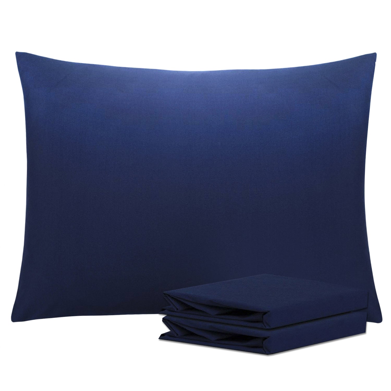 2-Pack Standard Pillowcases – Soft Brushed Microfiber, Wrinkle & Fade Resistant