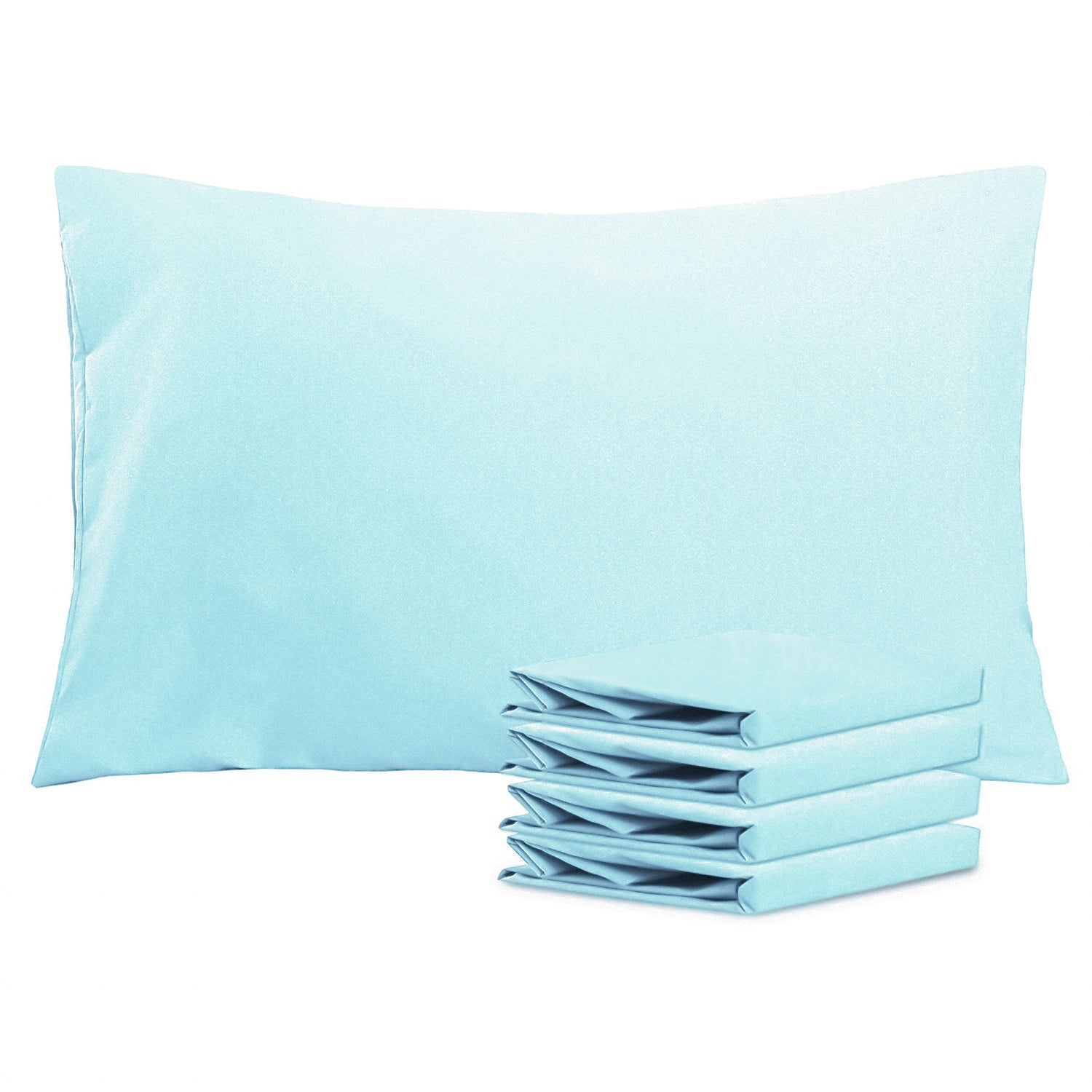 2-Pack Standard Pillowcases – Soft Brushed Microfiber, Wrinkle & Fade Resistant